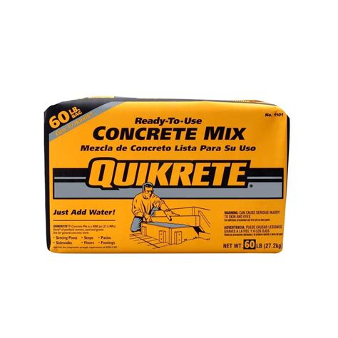 x 8 in. . Home depot concret